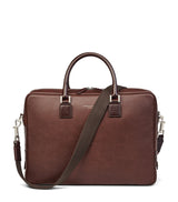 Harrods Aspinal of London Mount Street Small Leather Briefcase Bag- Buy online at McGrocer