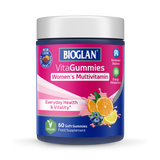 Holland & Barrett Bioglan Women's Multi-Vitamin VitaGummies Lemon Orange Blueberry 60 gummies- Buy online at McGrocer