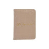 Danielle Creations Taupe Faux Croc Passport Cover - British product