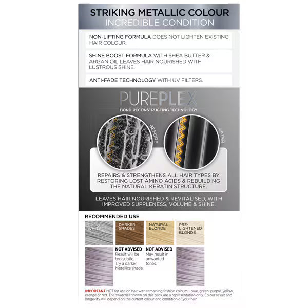 Colour Freedom Hair Colour Kit Silver Violet - British product
