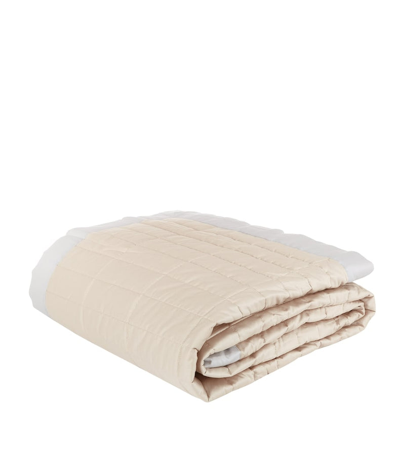 Frette rectangular cotton bedspread 270x260cm, imported from the UK