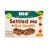 Holland & Barrett Settled Me+ Gut Health Golden Toffee Oaty Bars 5 x 19g- Buy online at McGrocer