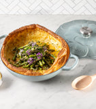 Le Creuset cast iron petal shallow casserole dish 26cm, UK version