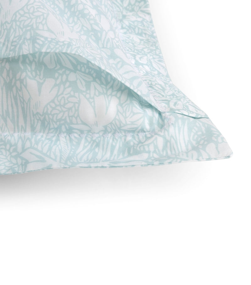 Yves Delorme Capri Aqua pillowcase 65cm x 65cm, imported from the UK