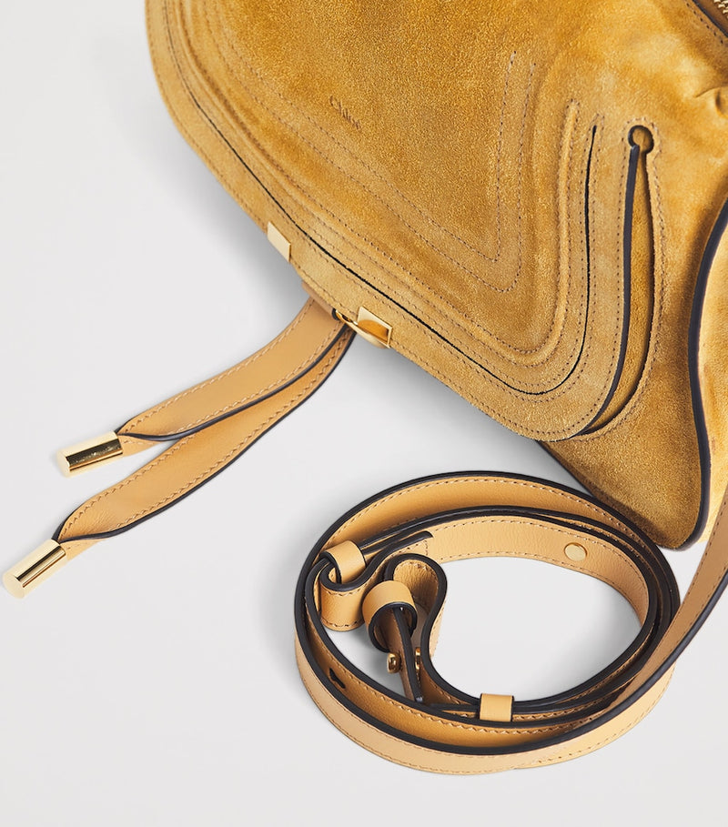 Chloé small suede Marcie shoulder bag (British brand)