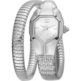 Superdrug Just Cavalli Clear Ladies Signature Snake Just Glam Evo 1 Watch- Buy online at McGrocer