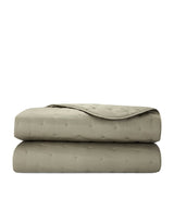 Harrods Yves Delorme Triomphe Kaki Super King Bedcover (285cm x 250cm)- Buy online at McGrocer
