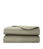 Yves Delorme Triomphe Kaki super king bedcover, imported from the UK