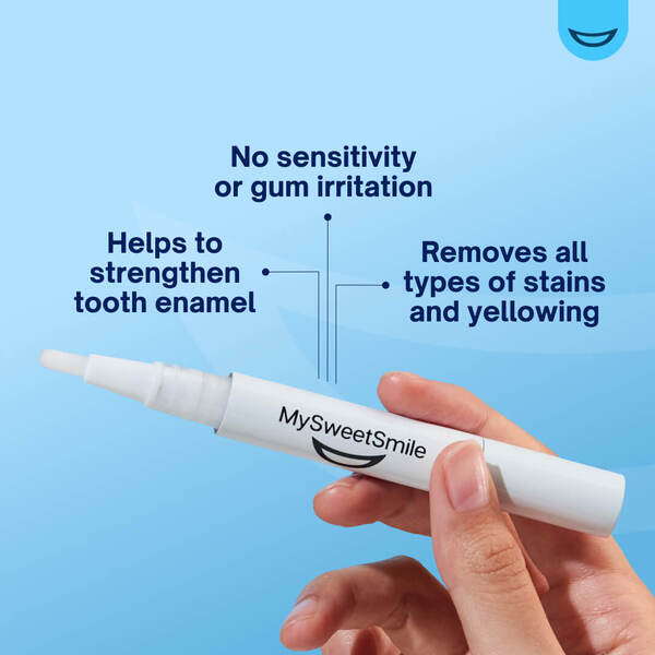 MySweetSmile precision teeth whitening pen 2ml, imported from the UK