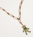 Annoushka teddy bear charm with tsavorite and diamonds, imported from the UK