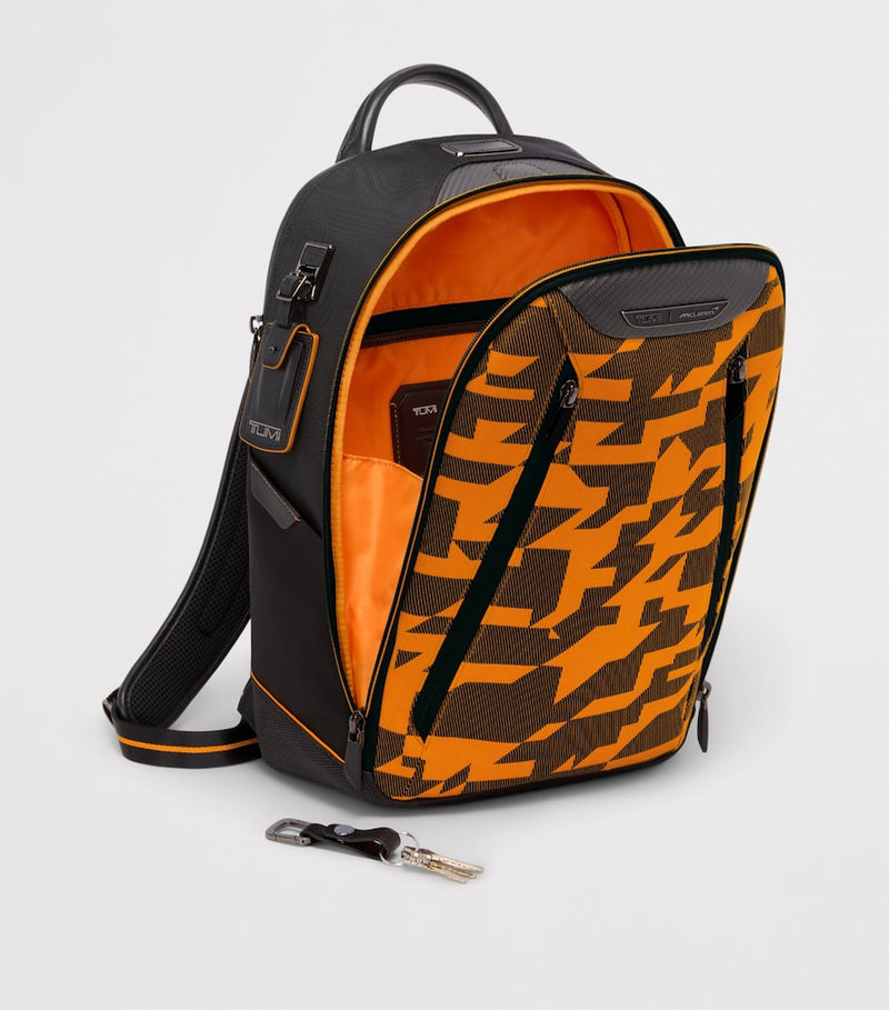Tumi McLaren Velocity backpack with carbon fibre accents, UK version