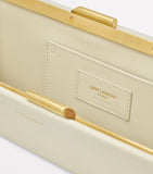 Saint Laurent Calfskin Midnight Clutch Bag, UK version