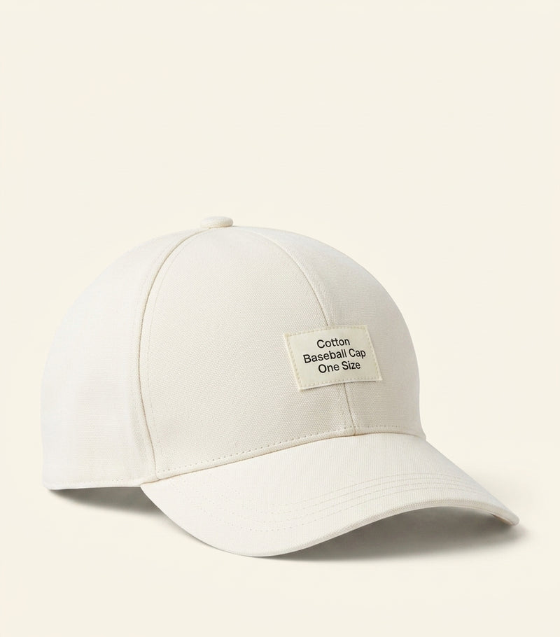 Prada cotton drill baseball cap with embroidered logo, UK version