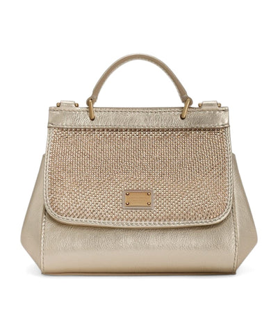 Harrods Dolce&Gabbana Kids Leather Top-Handle Bag- Buy online at McGrocer