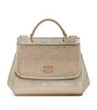 Dolce&Gabbana Kids leather top-handle bag, imported from the UK