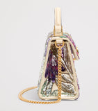 Valentino Garavani mini sequinned VSLING top-handle bag (British brand)