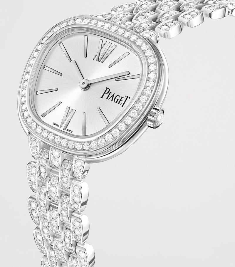 Piaget Sixtie white gold diamond watch 29mm - British product