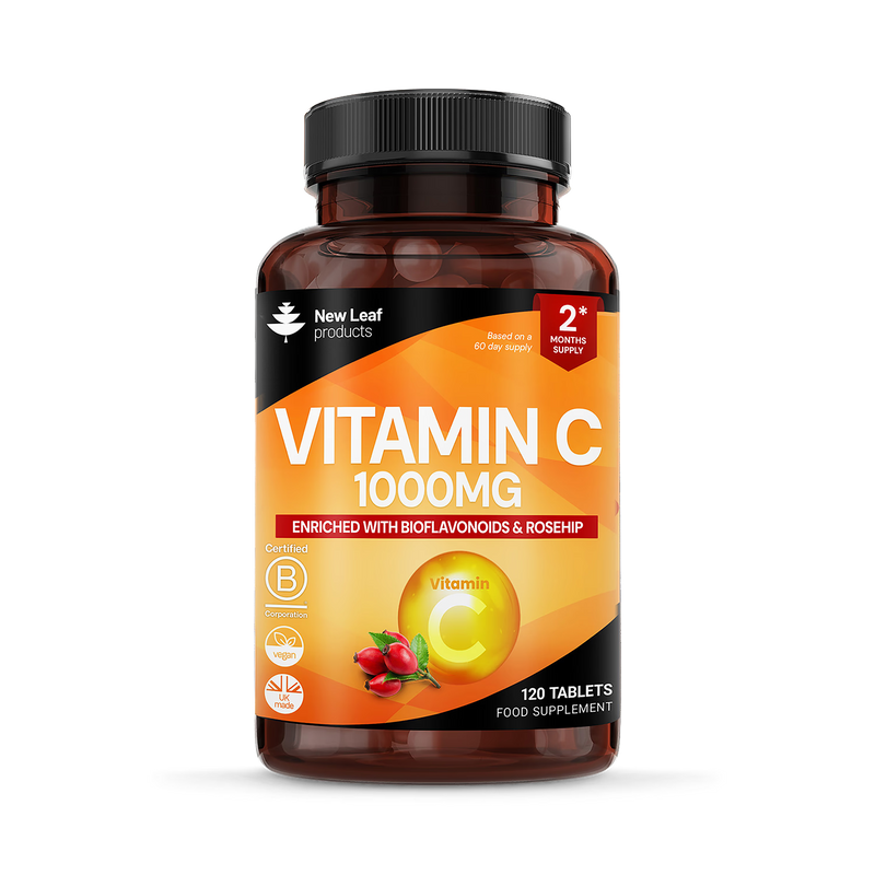 New Leaf Products Vitamin C tablets 120 tablets - British product
