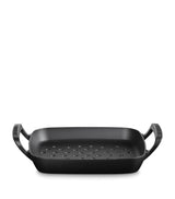 Harrods Le Creuset Cast Iron Square Grilling Basket 30cm for BBQ- Buy online at McGrocer