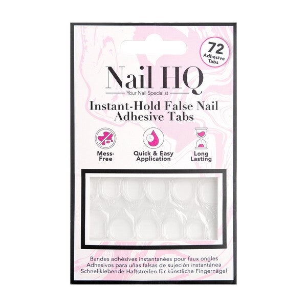 Nail HQ Instant-Hold adhesive tabs 72 pieces (British brand)
