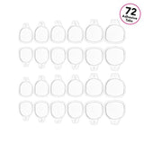 Nail HQ Instant-Hold adhesive tabs 72 pieces (British brand)