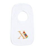 Harrods Paint My Dreams Cotton X Monogram Baby Bib- Buy online at McGrocer