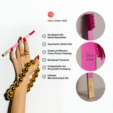 APRIORI Bubblegum Pink Gold Soft Toothbrush - British product