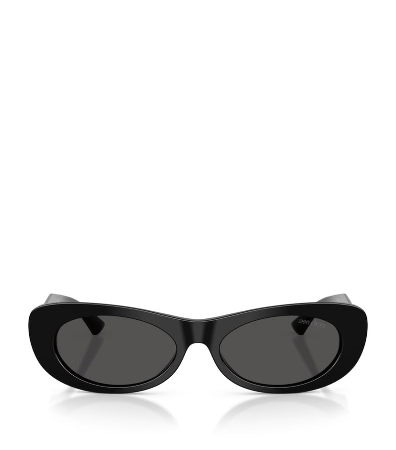 Jimmy Choo Oval Logo Sunglasses acetate frame (British brand)
