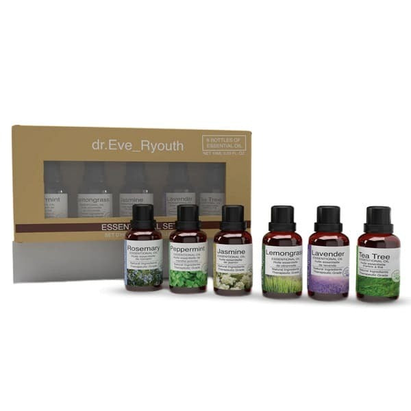 Dr Ever Youth essential oil set six bottles, imported from the UK