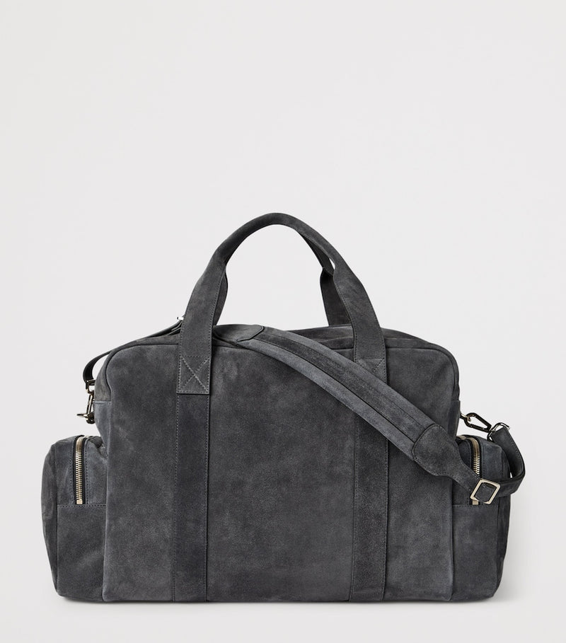 Brunello Cucinelli suede leisure bag, imported from the UK