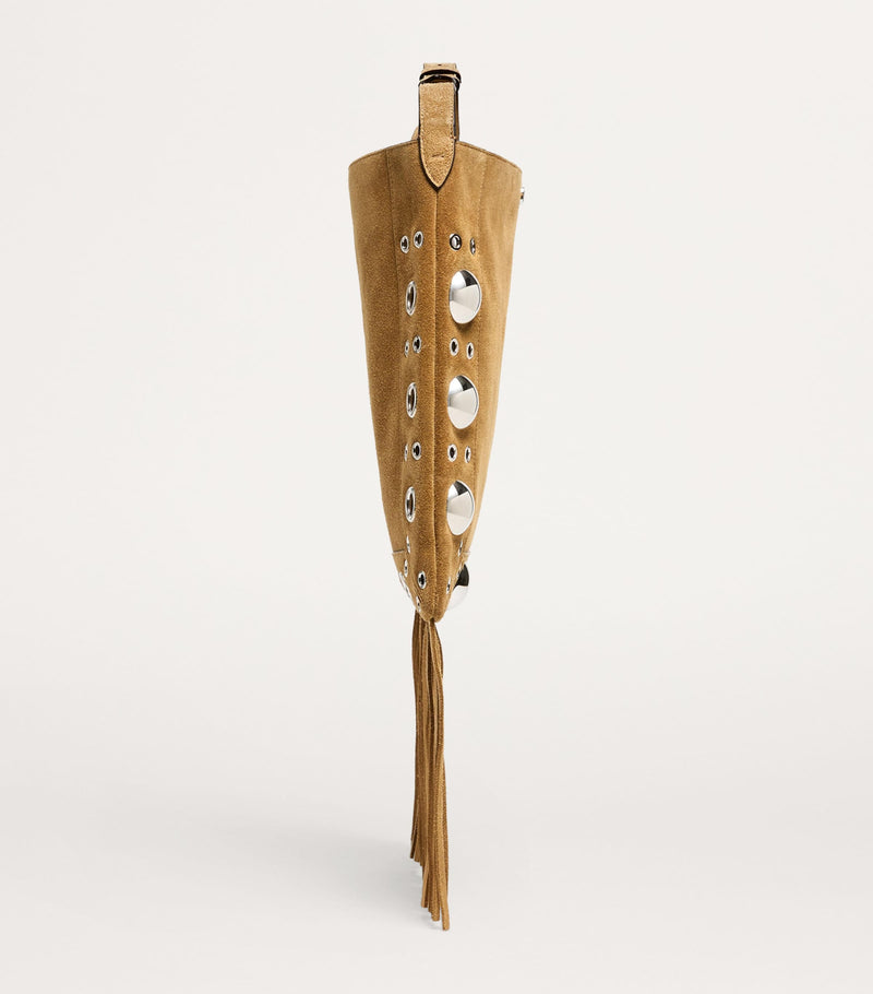 Valentino Garavani suede cross-body bag with fringe - British product