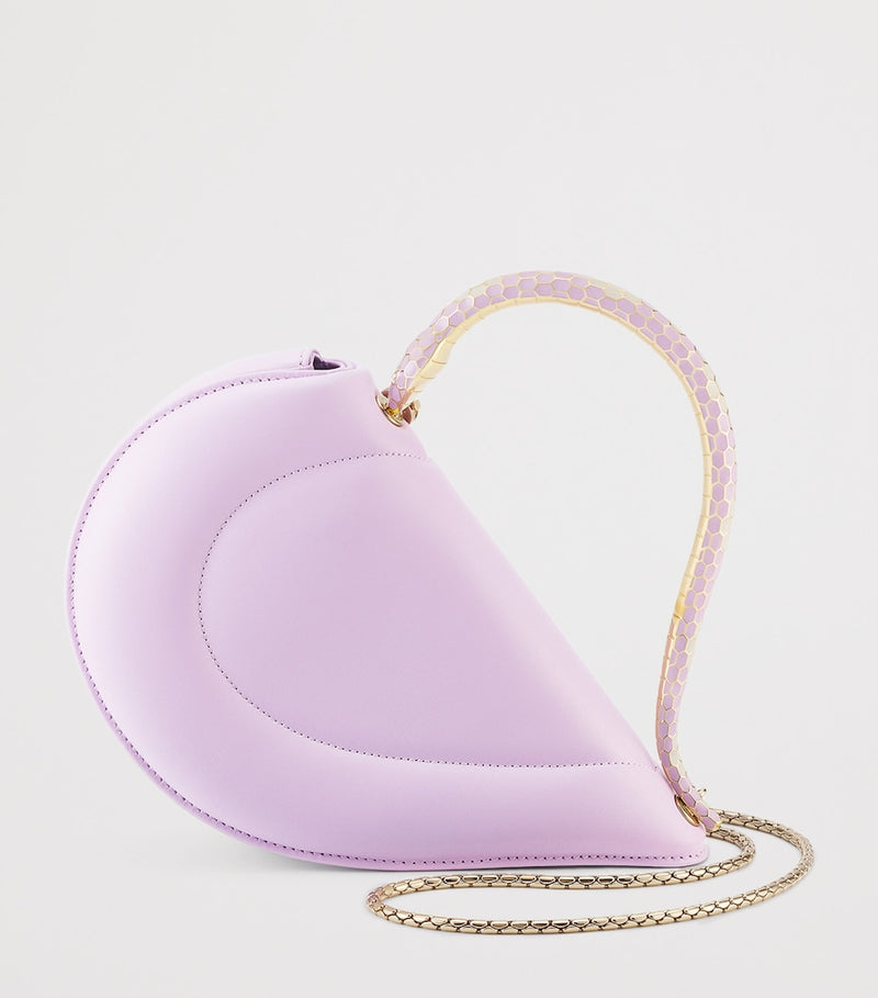 Bvlgari calfskin Serpenti Cuore top-handle bag (British brand)