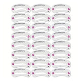 Superdrug LUVYAH Eyebrow Stencil Template 24pc Makeup Tool- Buy online at McGrocer