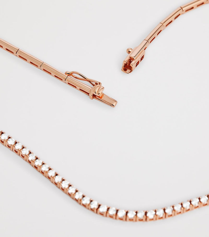 Anita Ko rose gold diamond Audrey choker (British brand)