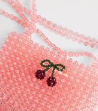 Konges Sløjd beaded Perla shoulder bag with cherry decorations, UK version