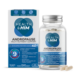 Holland & Barrett Health & Him Andropause 40+ Testosterone Support Food Supplement 60 Capsules- Buy online at McGrocer