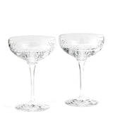 Harrods Wedgwood Neo Crystal Coupe Glasses (Set of 2)- Buy online at McGrocer