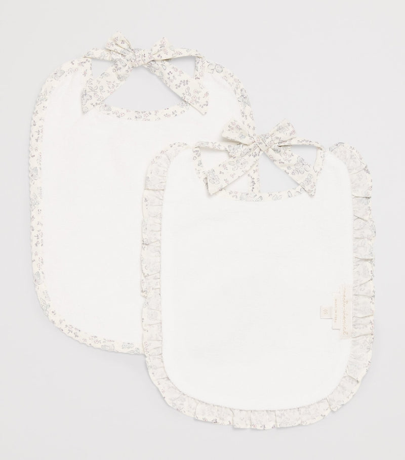 Marie-Chantal baby bib Athena Print Bianca set of 2, imported from the UK