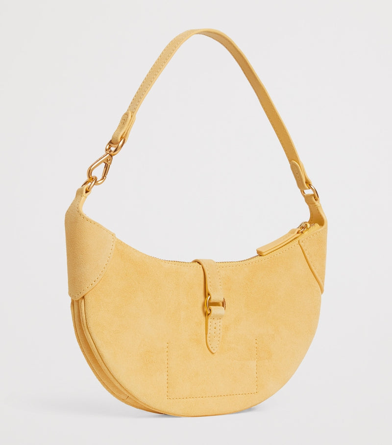 Polo Ralph Lauren small suede shoulder bag, UK version
