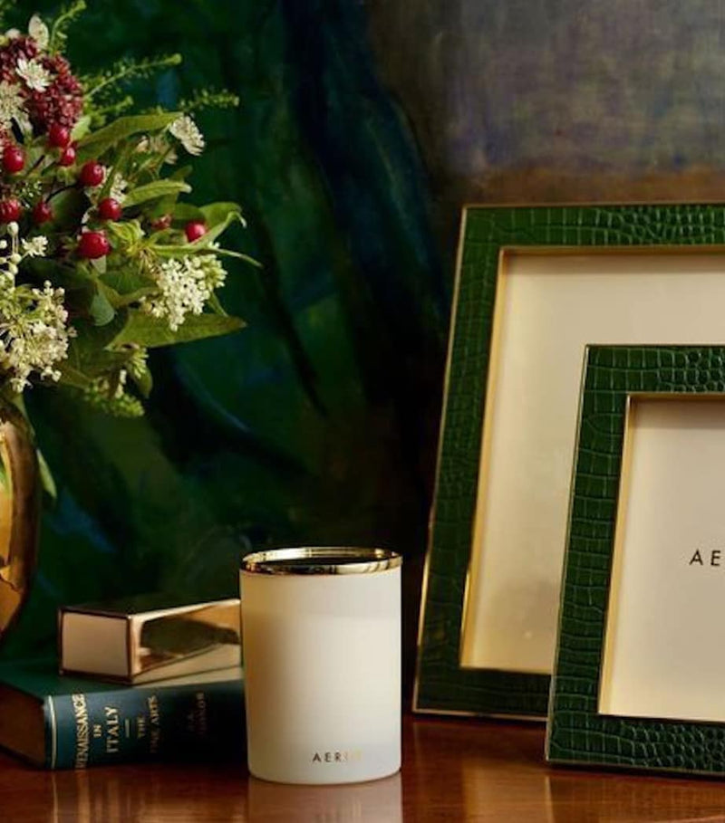Aerin Leather Classic Photo Frame 5x7 inches (British brand)