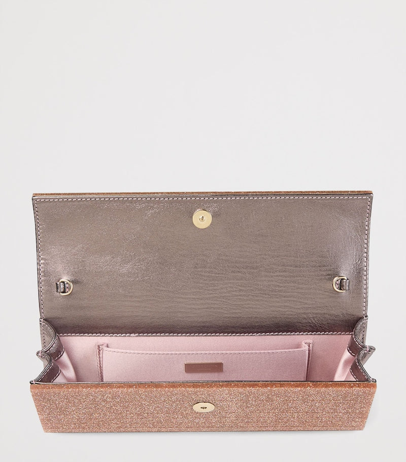Jimmy Choo Sweetie glitter clutch bag (British brand)