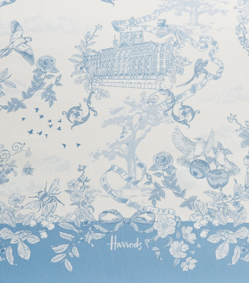 Harrods toile print compact umbrella with slipcover, UK version