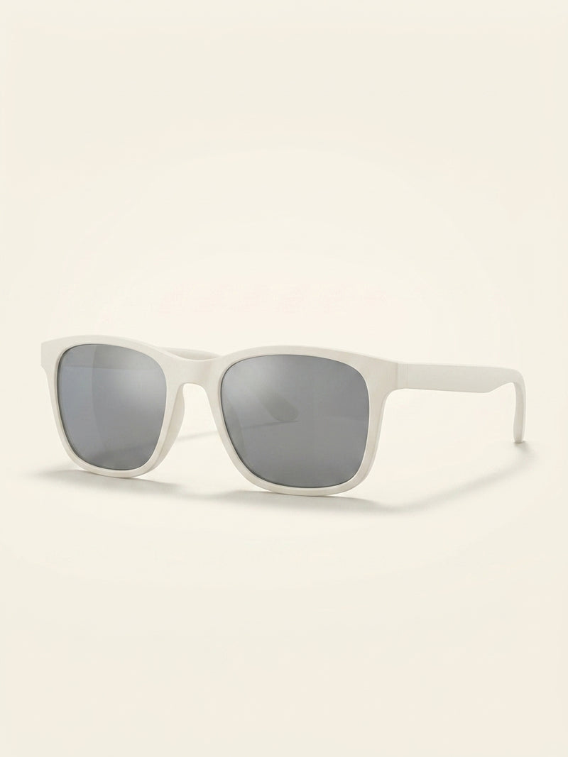 Prada Linea Rossa white rectangular sunglasses - British product