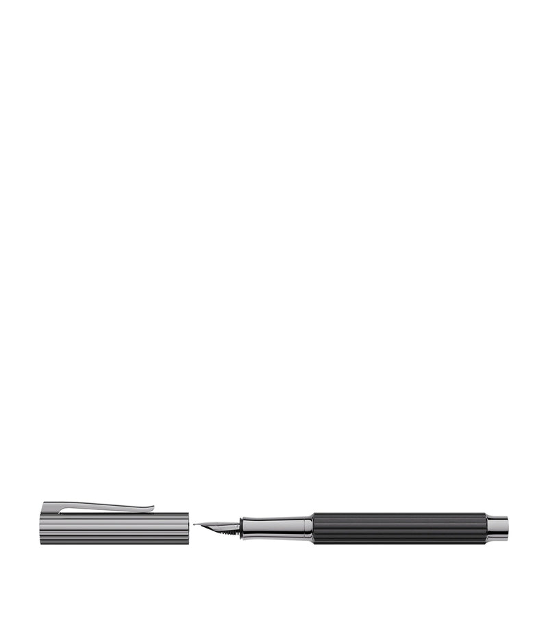 Graf von Faber-Castell ebony wood bloom fountain pen, UK version