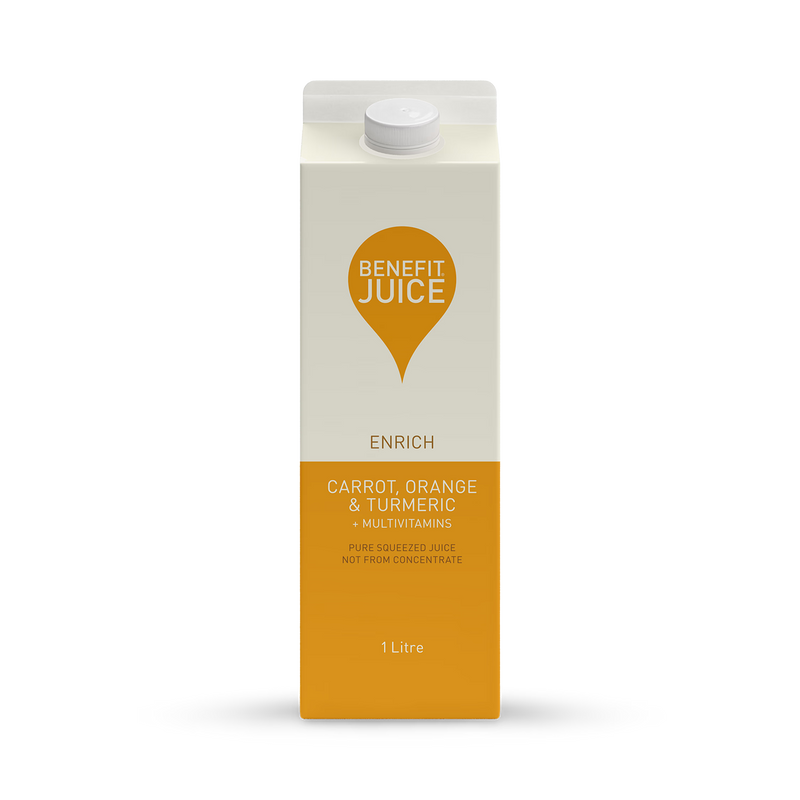Benefit Carrot Orange Turmeric Juice Multivitamins 1 Litre - British product