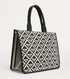 Harrods geometric tote bag medium, UK version