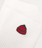 Le Bonnet cotton-blend logo socks, imported from the UK