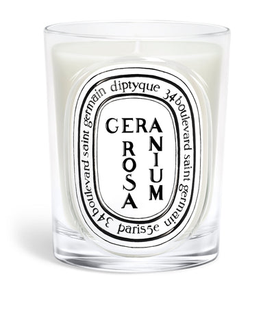 Harrods Diptyque Geranium Rosa Candle 190g- Buy online at McGrocer