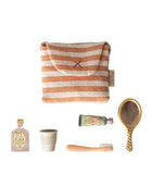 Maileg stripe wash bag set (British brand)