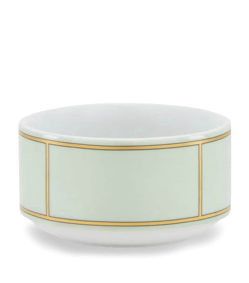 GINORI 1735 Colonna Diva Verde small porcelain bowl 10cm, UK version